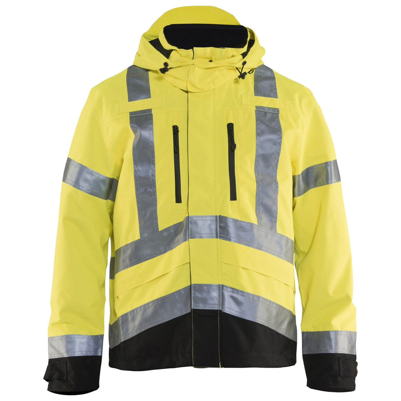Yellow/Lime Safety Jacket - Blaklader - Waterproof Design