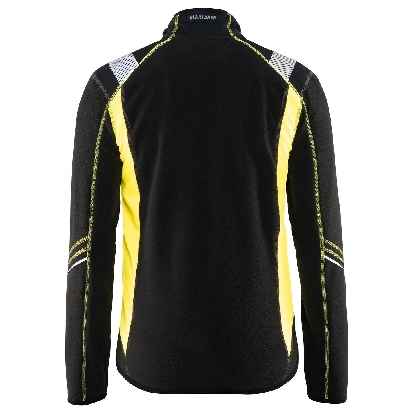 Black/Yellow Highviz Jacket - Blaklader - Microfleece