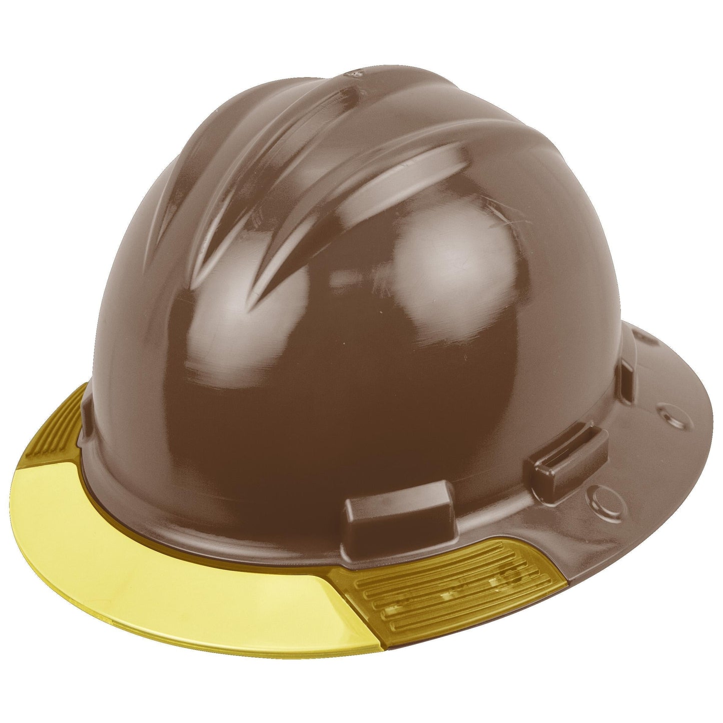 Yellow Visor Hard Hats - Bullard - Full Brim Design