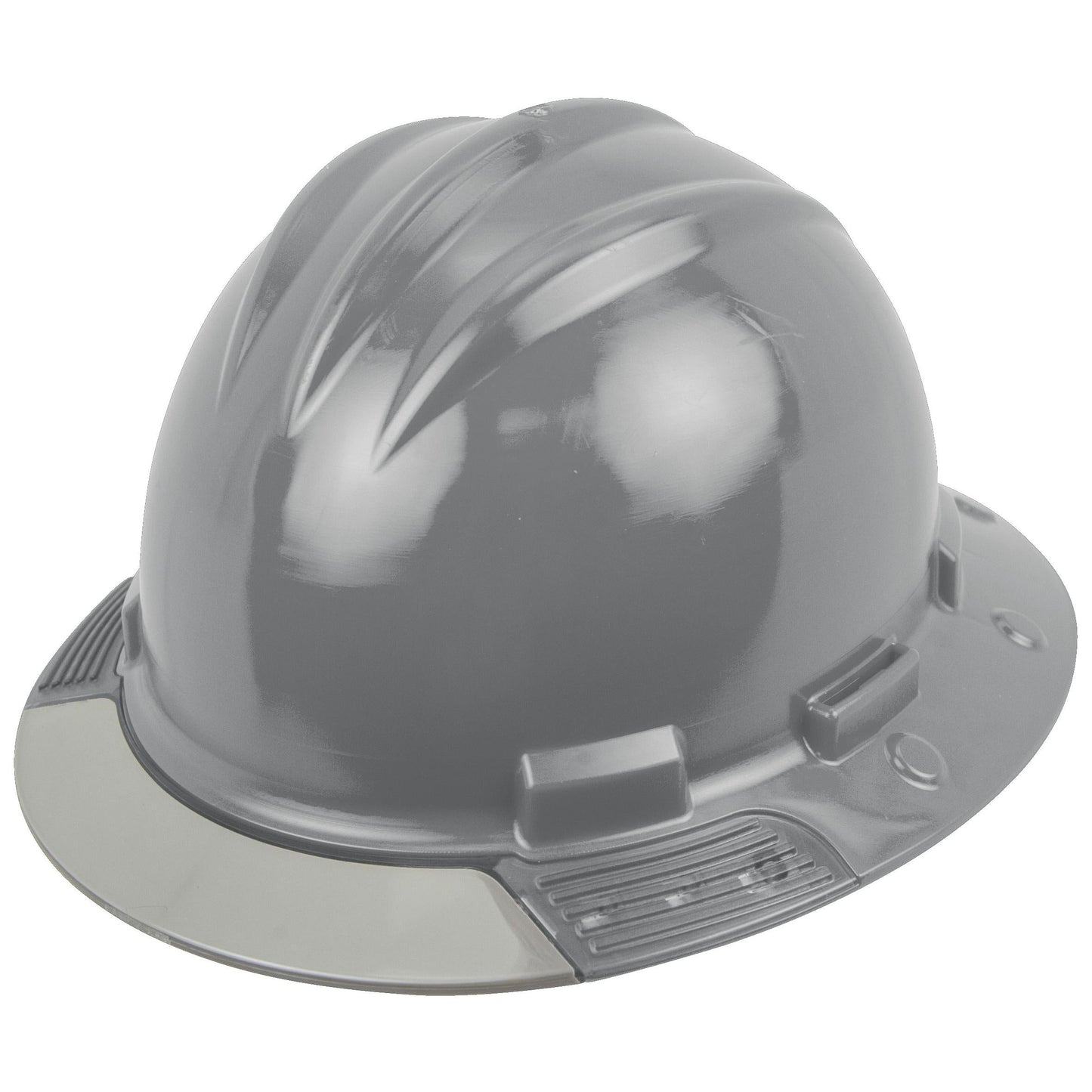 Grey Visor Hard Hats - Bullard - Full Brim Design