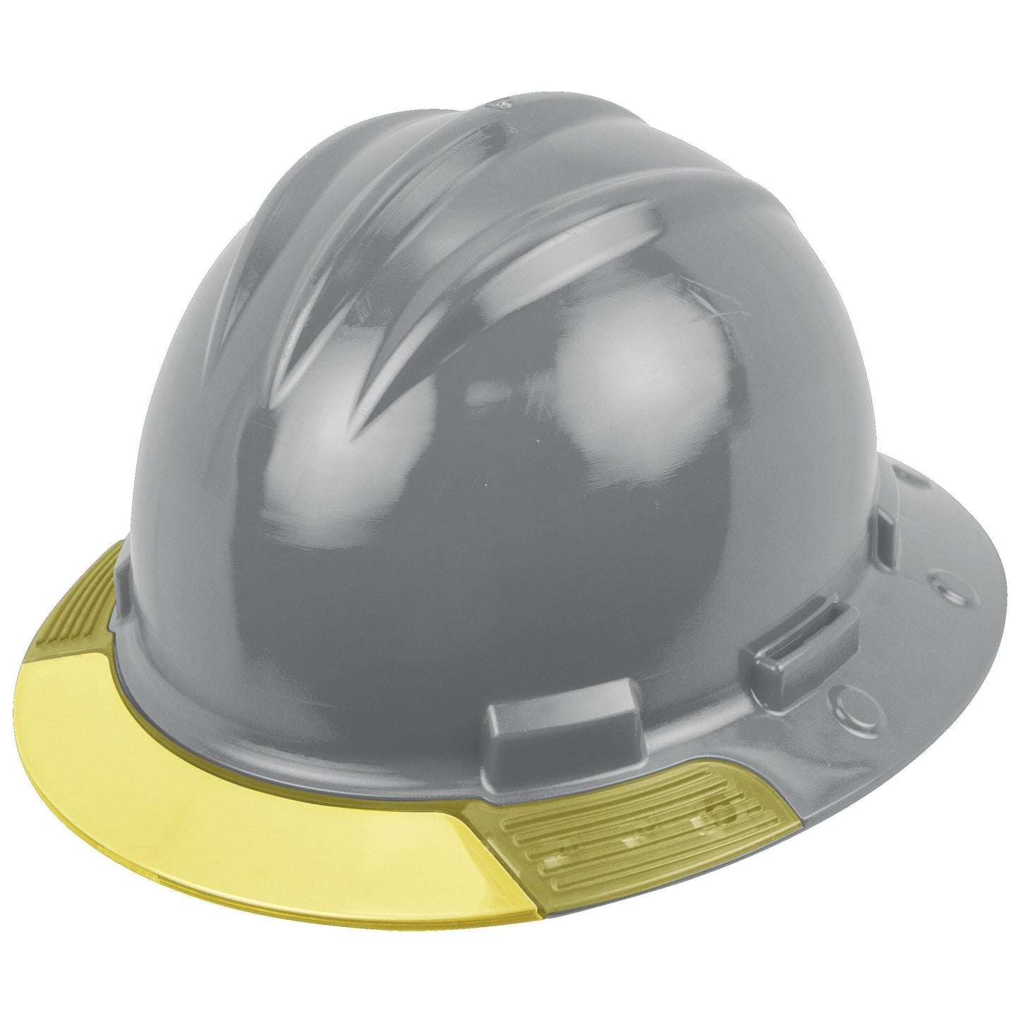 Yellow Visor Hard Hats - Bullard - Full Brim Design