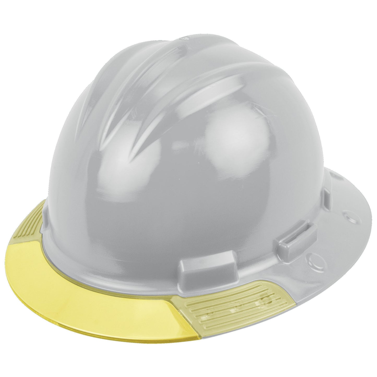 Yellow Visor Hard Hats - Bullard - Full Brim Design