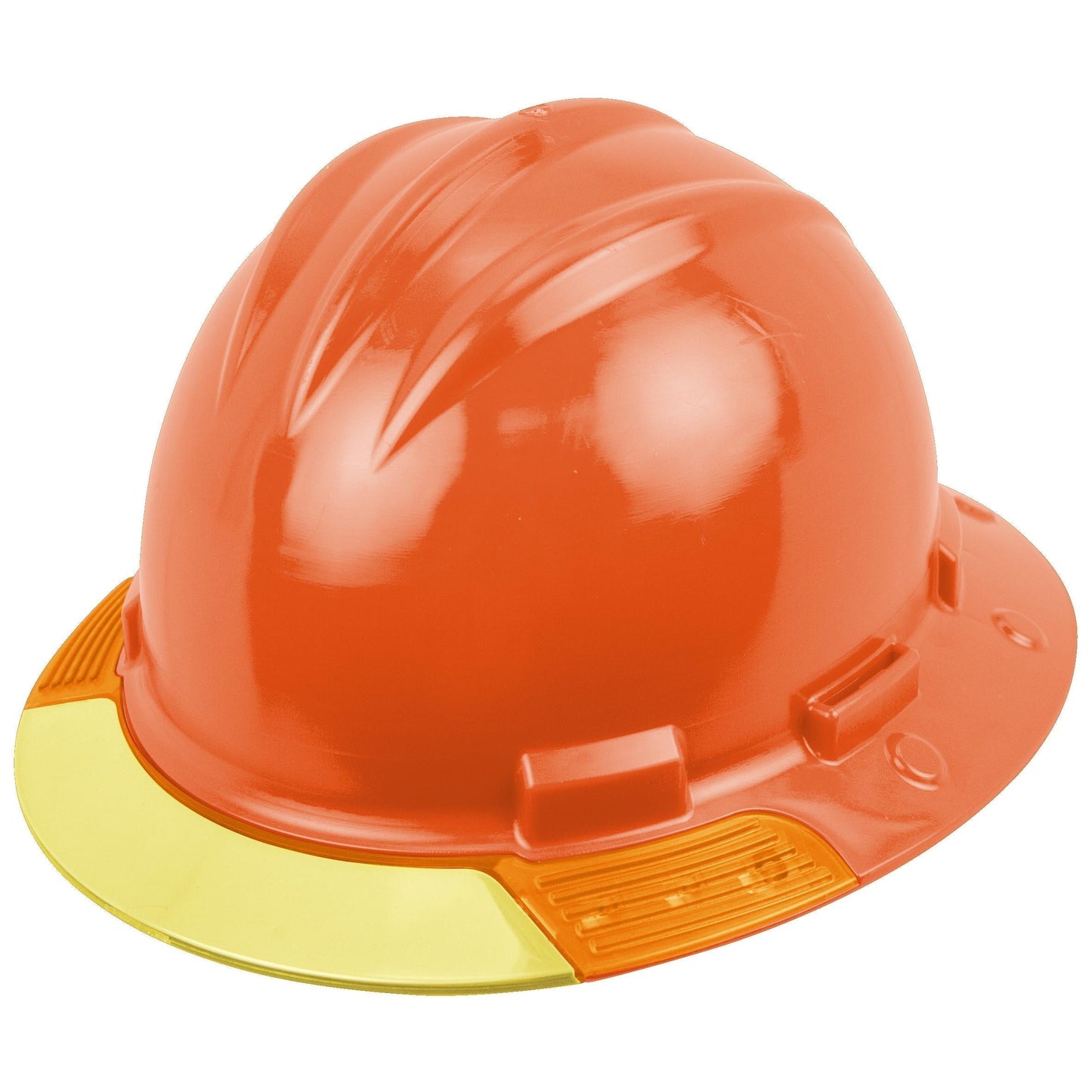 Yellow Visor Hard Hats - Bullard - Full Brim Design