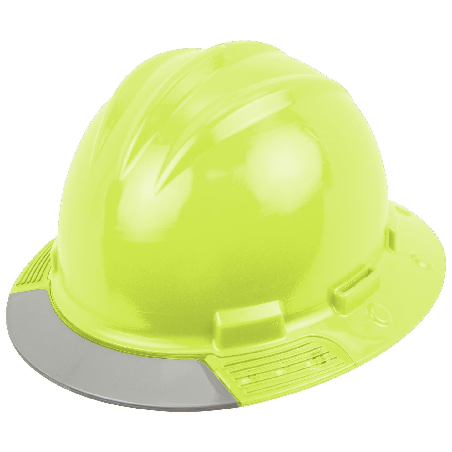 Grey Visor Hard Hats - Bullard - Full Brim Design