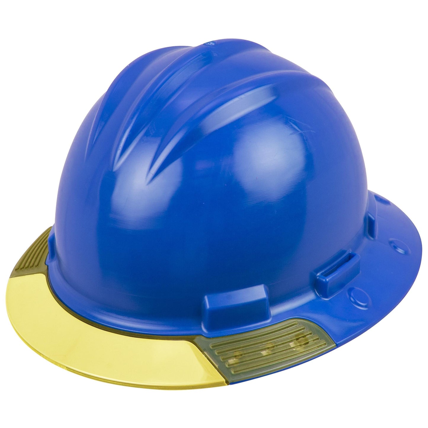 Yellow Visor Hard Hats - Bullard - Full Brim Design