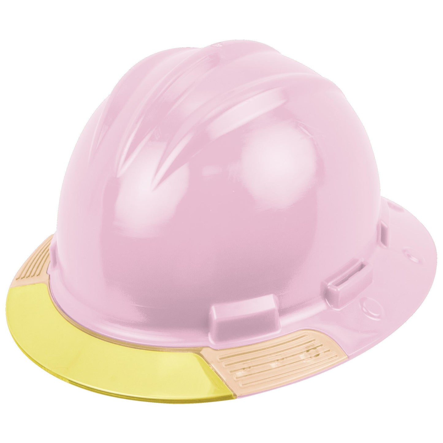 Yellow Visor Hard Hats - Bullard - Full Brim Design
