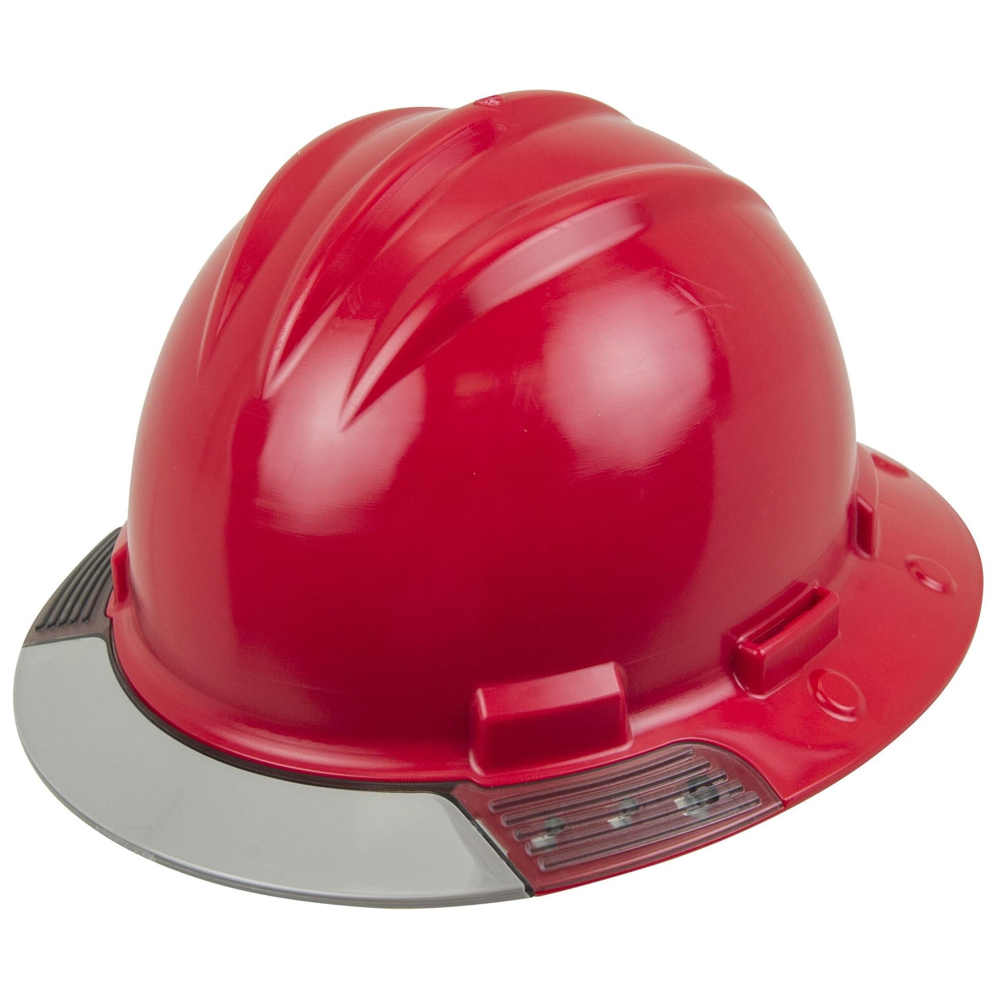 Grey Visor Hard Hats - Bullard - Full Brim Design