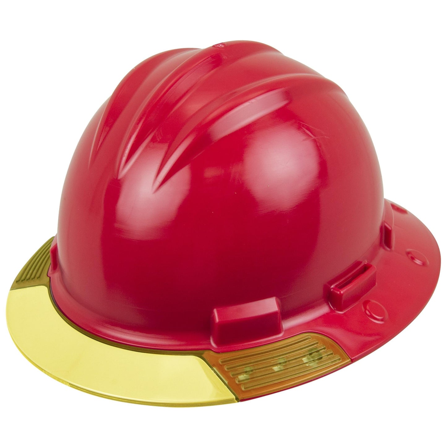 Yellow Visor Hard Hats - Bullard - Full Brim Design