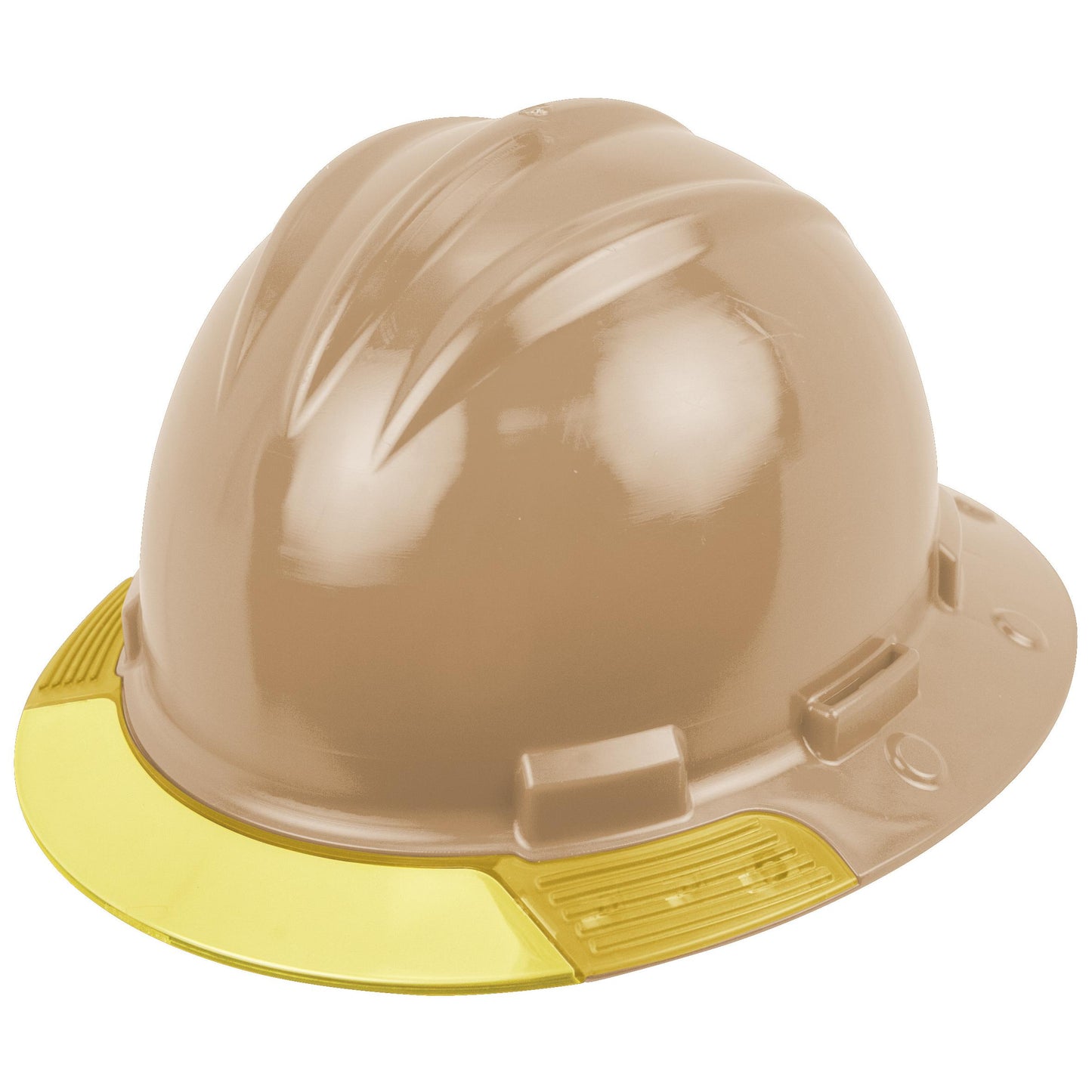 Yellow Visor Hard Hats - Bullard - Full Brim Design