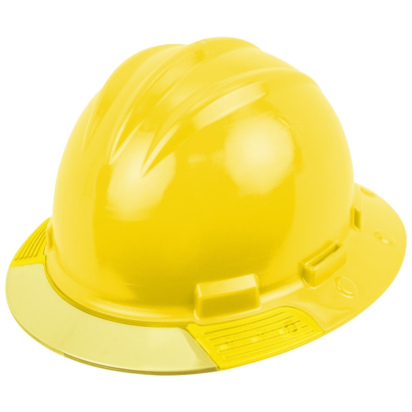 Yellow Visor Hard Hats - Bullard - Full Brim Design