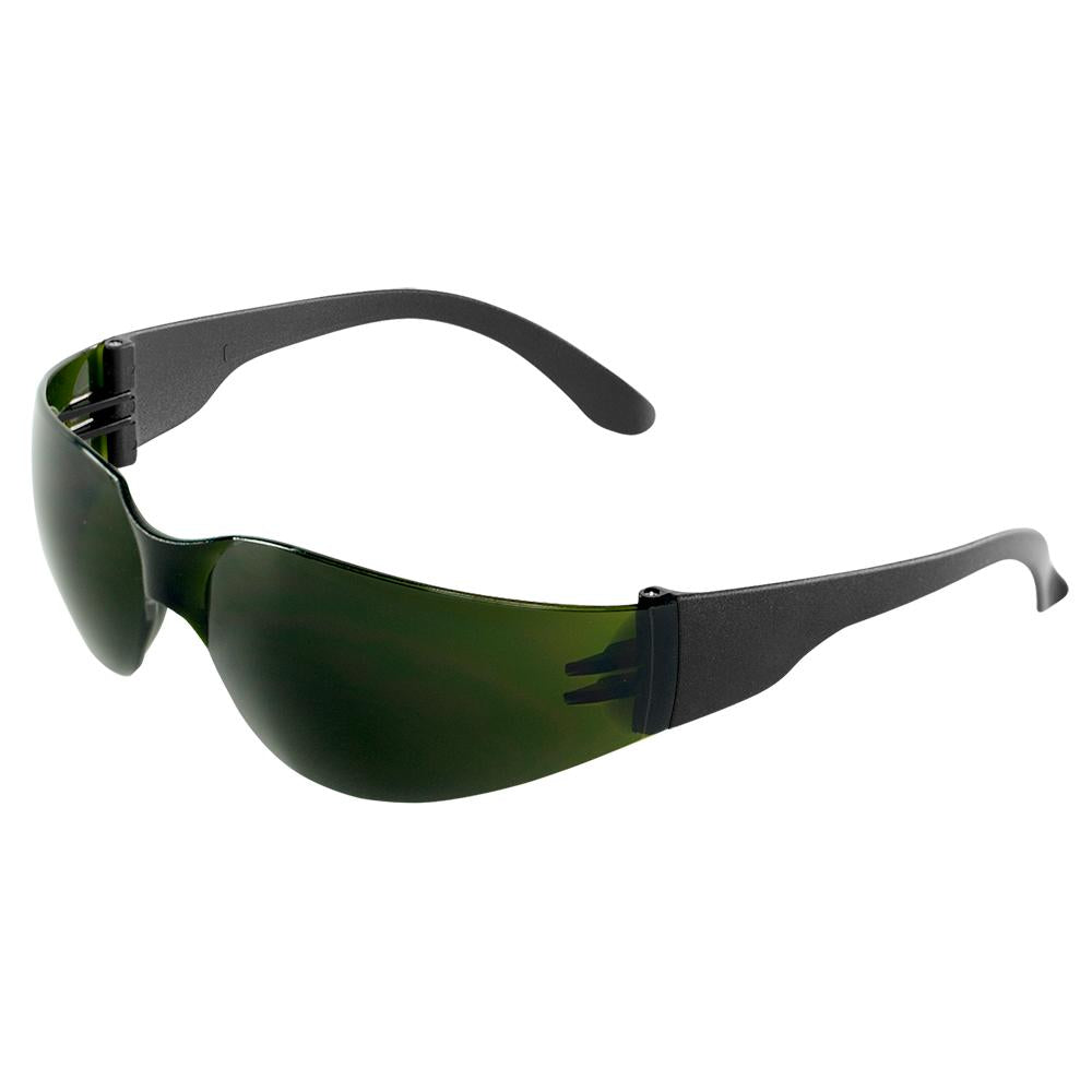 Green IR Shade 5.0 Lens Glasses - Bullhead Safety - Stylish Design