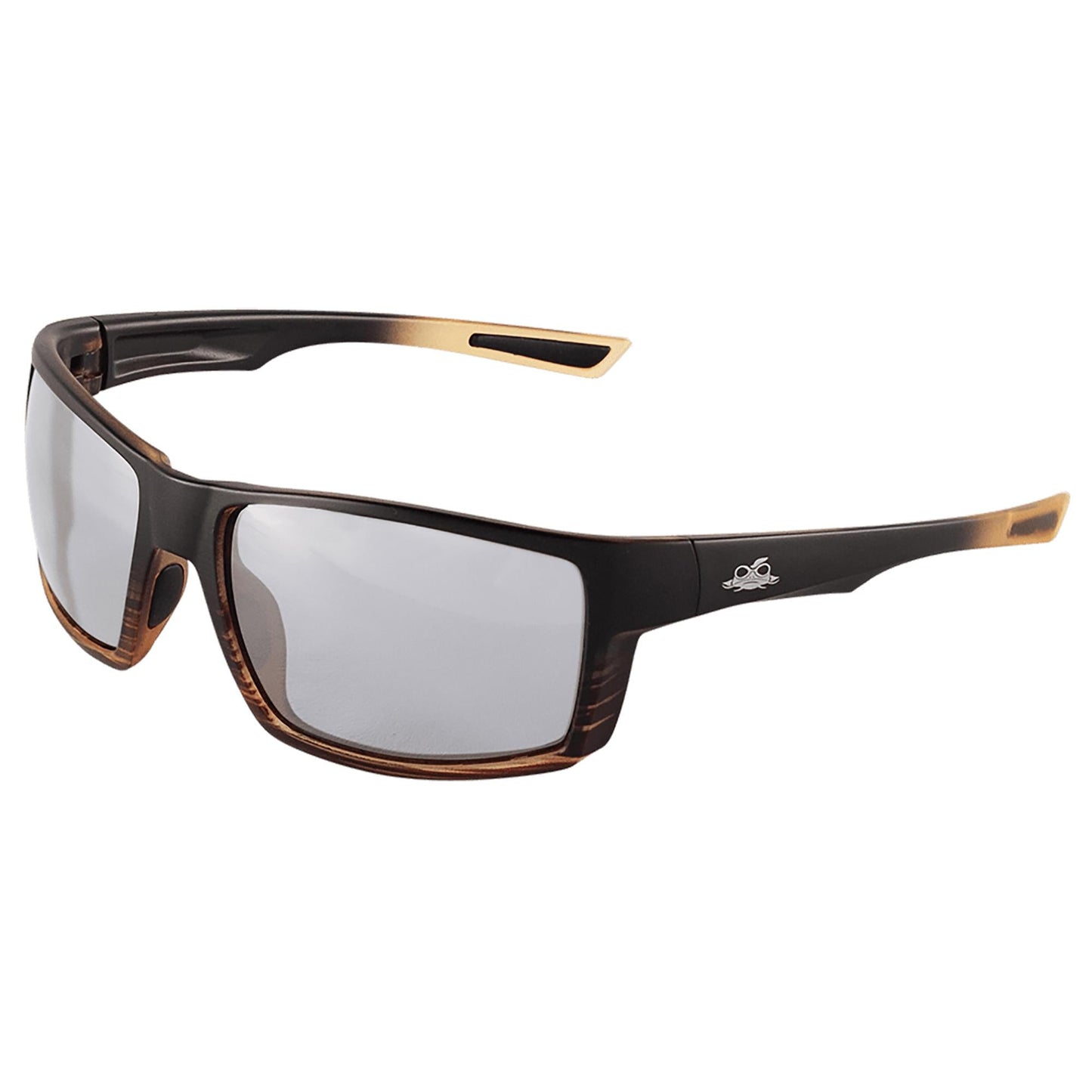 Green Mirror Anti-Fog Lens Glasses - Bullhead Safety - Camo
