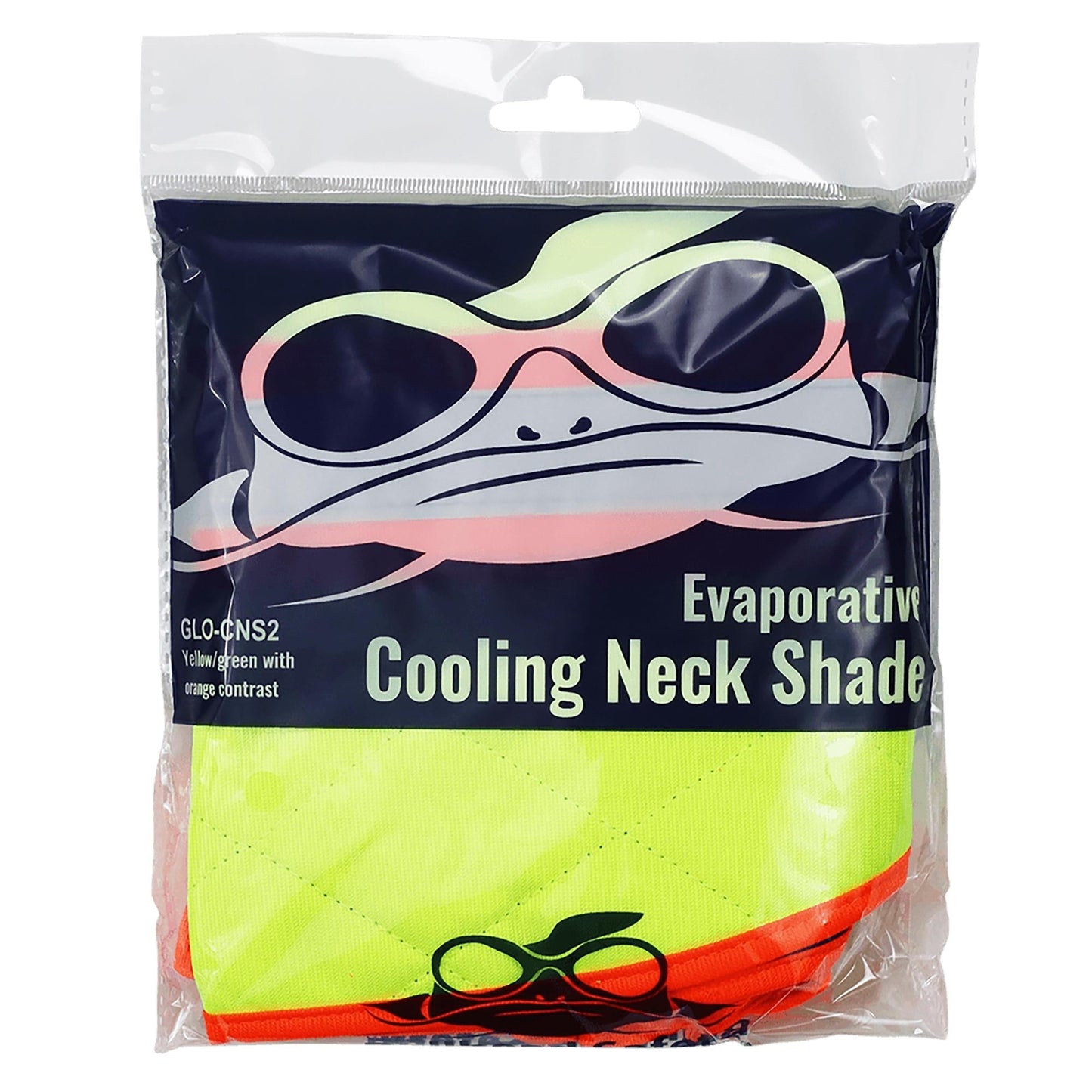 Yellow/Lime Neck Shades - Bullhead Safety - Cooling Design