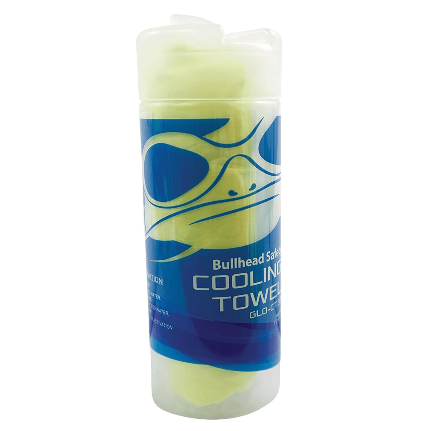 Yellow/Lime Cooling Towels - Bullhead Safety - Anti-Microbial