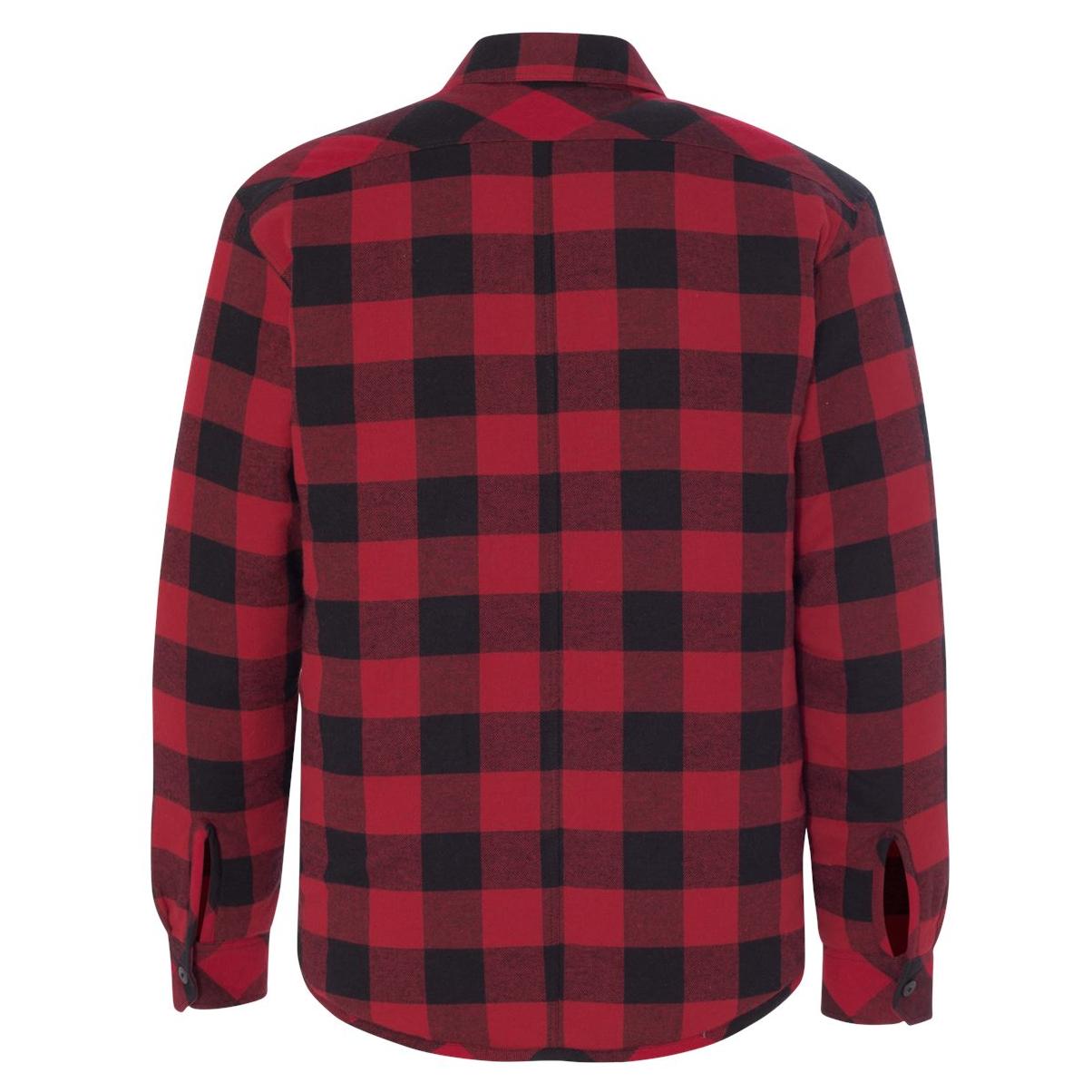 Black Plaid Jacket - Burnside - Quilted Flannel