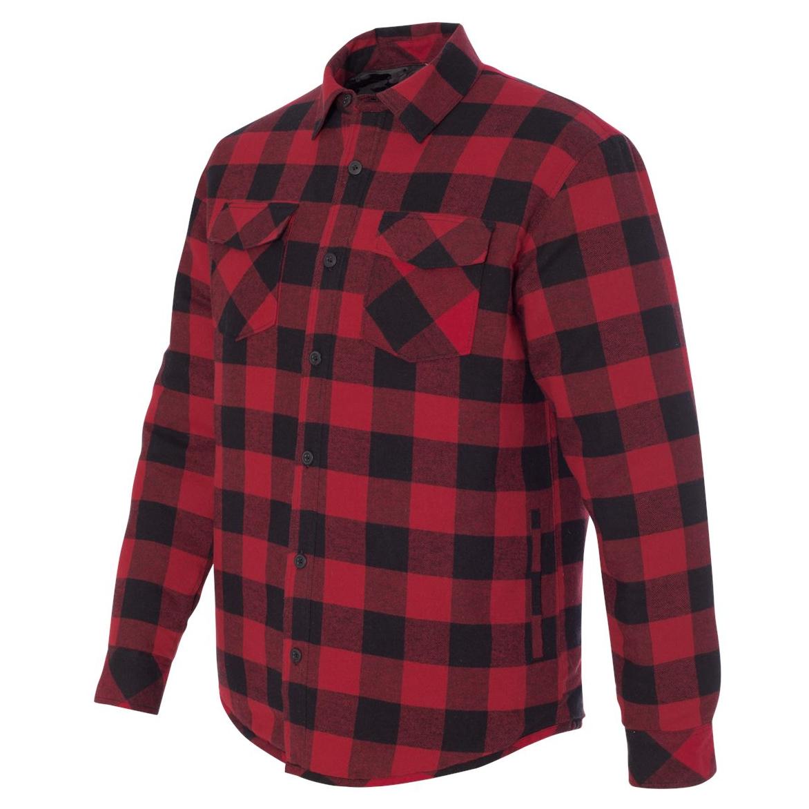 Black Plaid Jacket - Burnside - Quilted Flannel