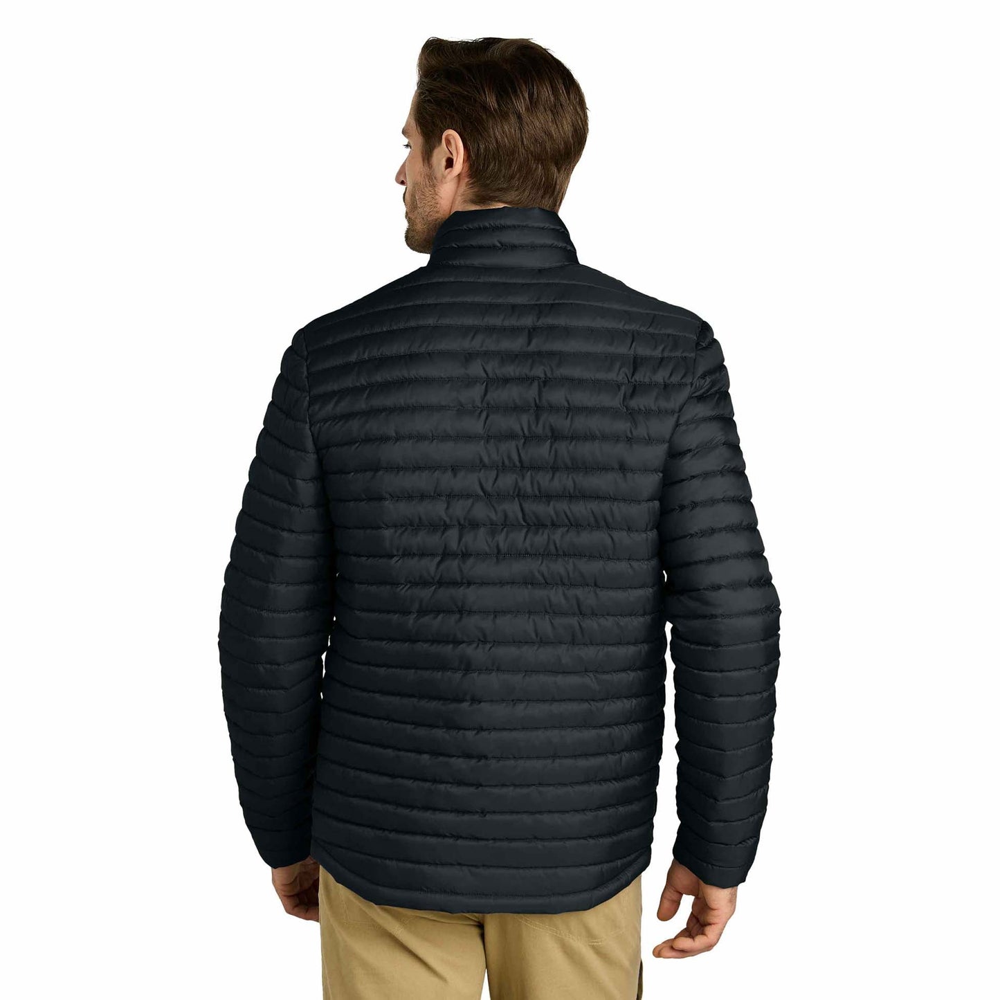 Black Quilted Jacket - Eddie Bauer - Packable Style