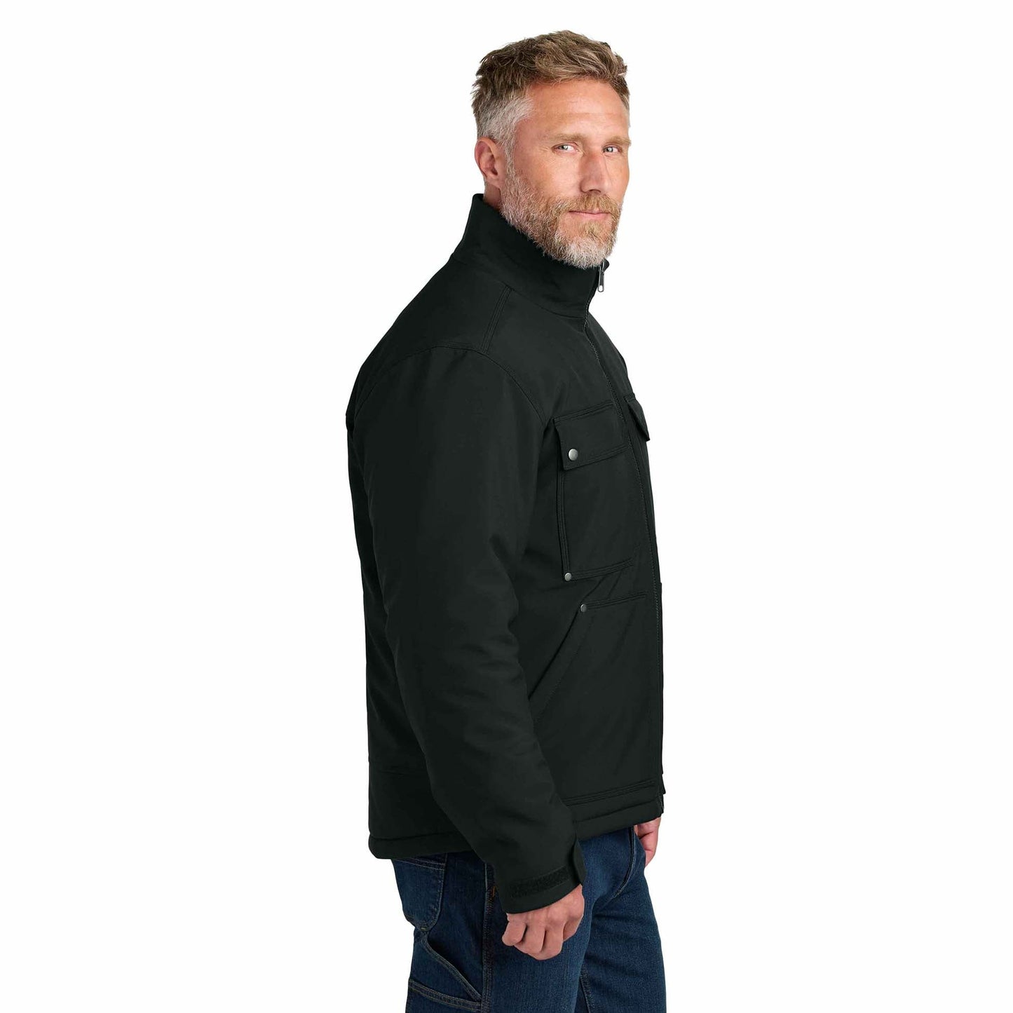 Black Insulated Jacket - Cornerstone - Durable Design