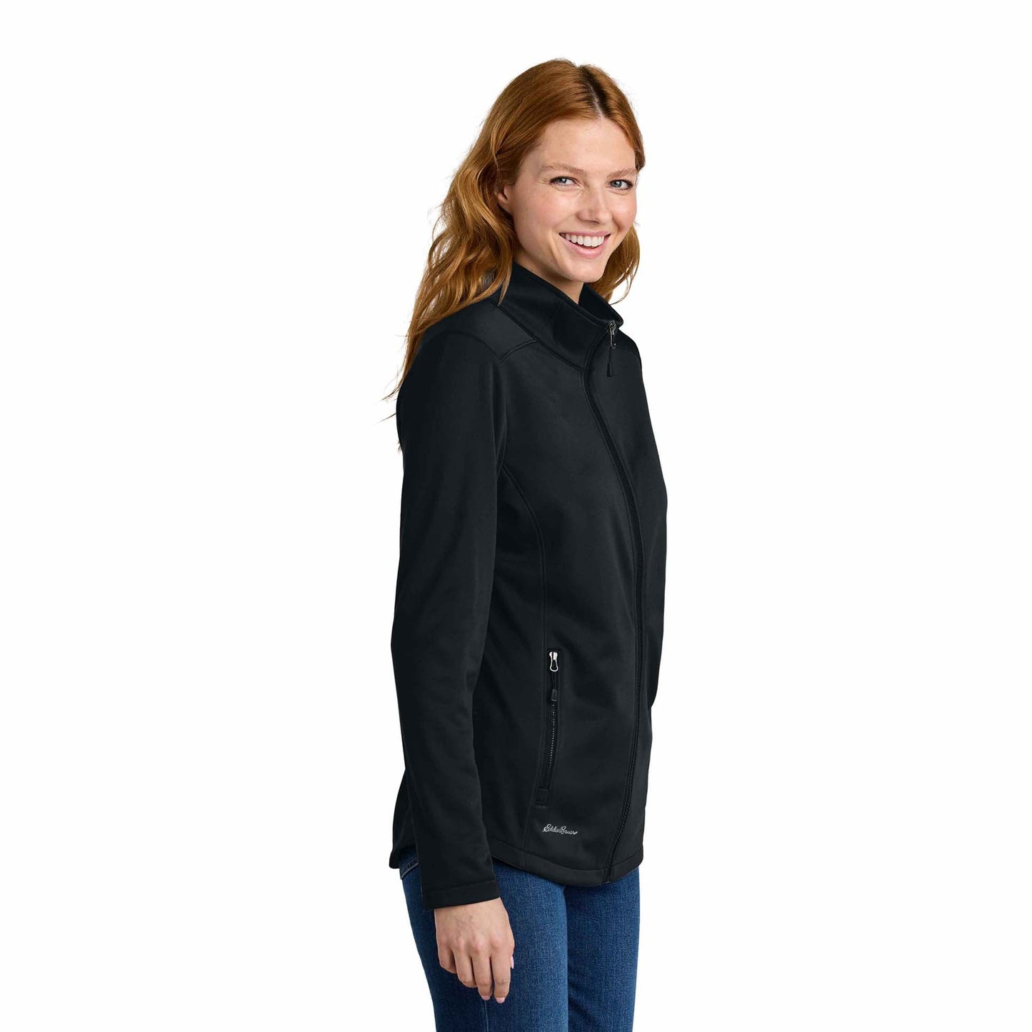 Black Sweatshirts - Eddie Bauer - Smooth Fleece Layer