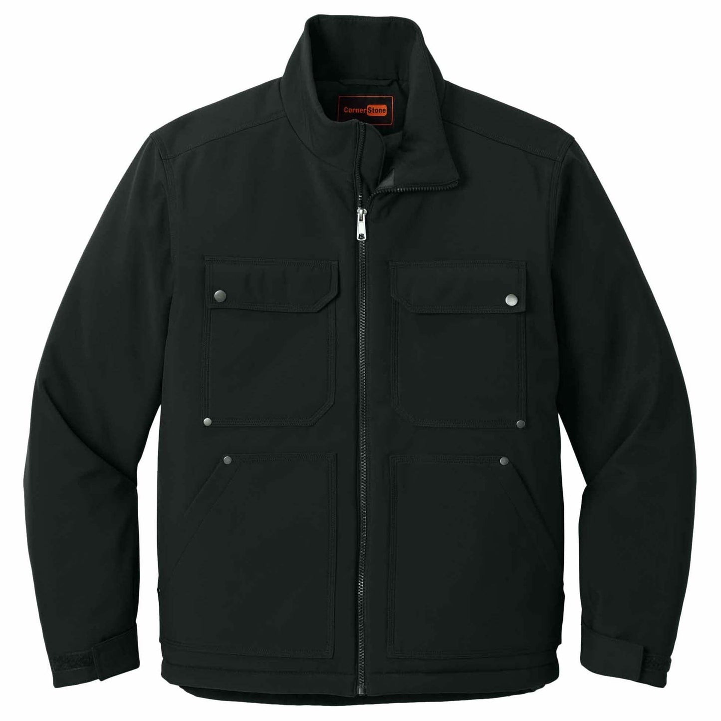 Black Insulated Jacket - Cornerstone - Durable Design