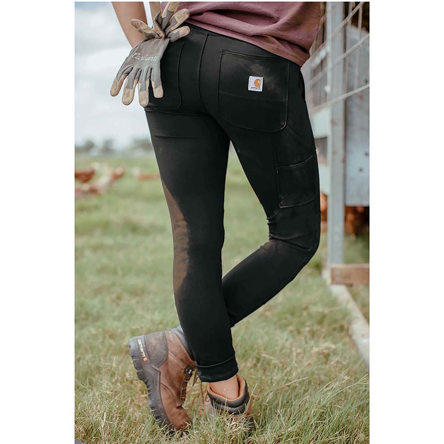 Black Leggings - Carhartt - Durable Utility Design