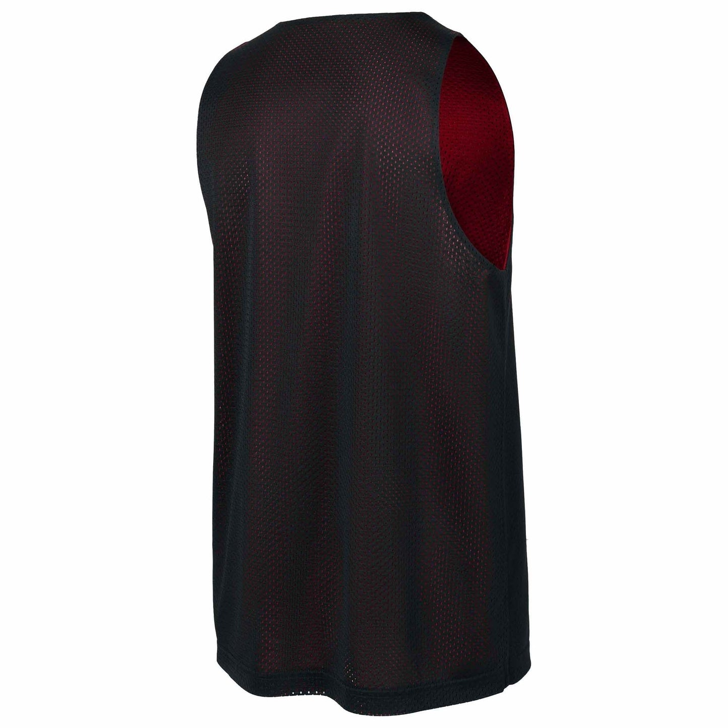 Black/Deep Red Tank Tops - Sport-Tek - Moisture-Wicking