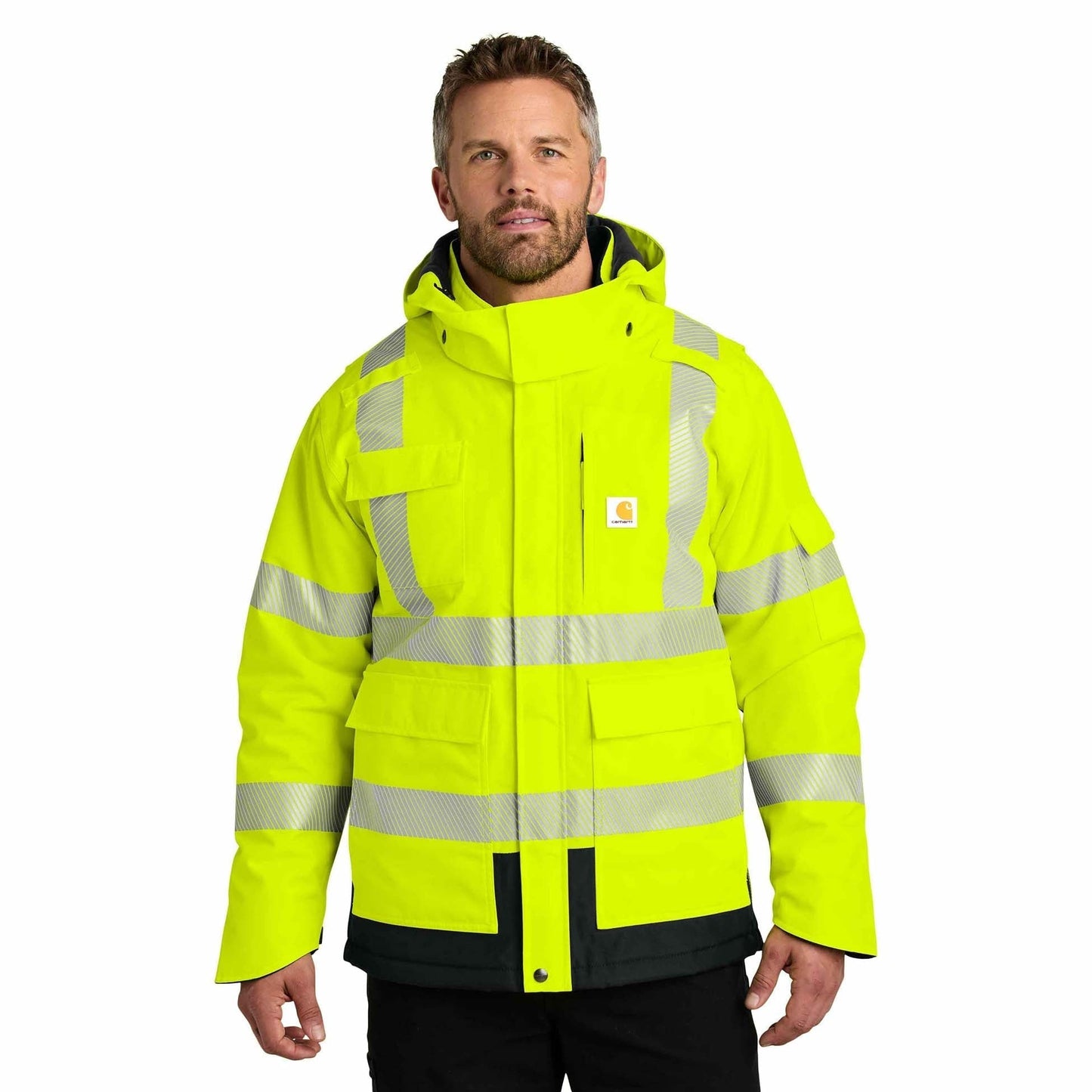 Brite Lime Safety Jacket - Carhartt - Waterproof Insulated