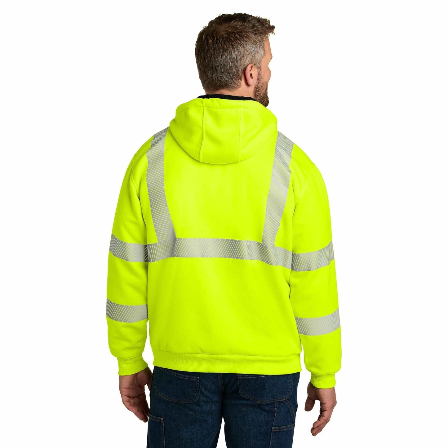 Brite Lime Safety Sweatshirt - Carhartt - Reflective Design