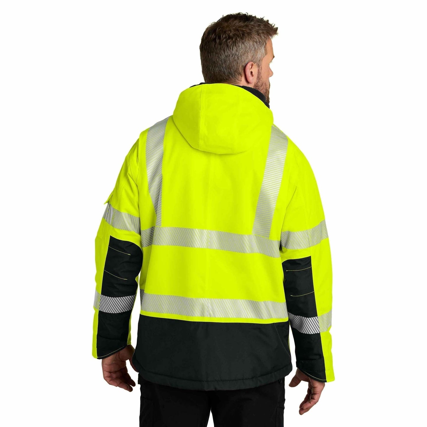 Brite Lime Safety Jacket - Carhartt - Waterproof Insulated
