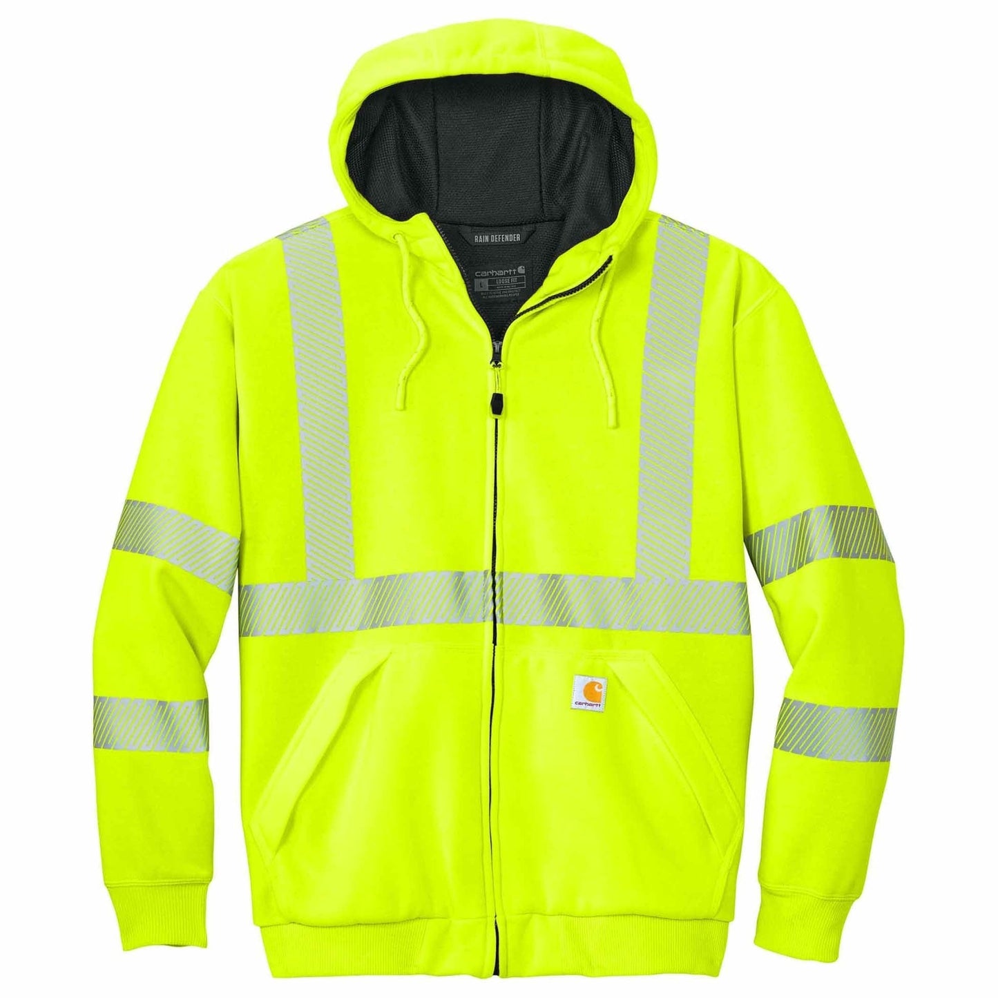 Brite Lime Safety Sweatshirt - Carhartt - Reflective Design