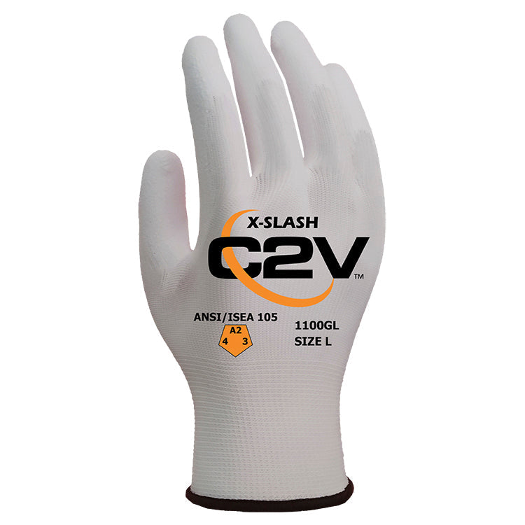 White String Knit Gloves - C2V - Excellent Grip