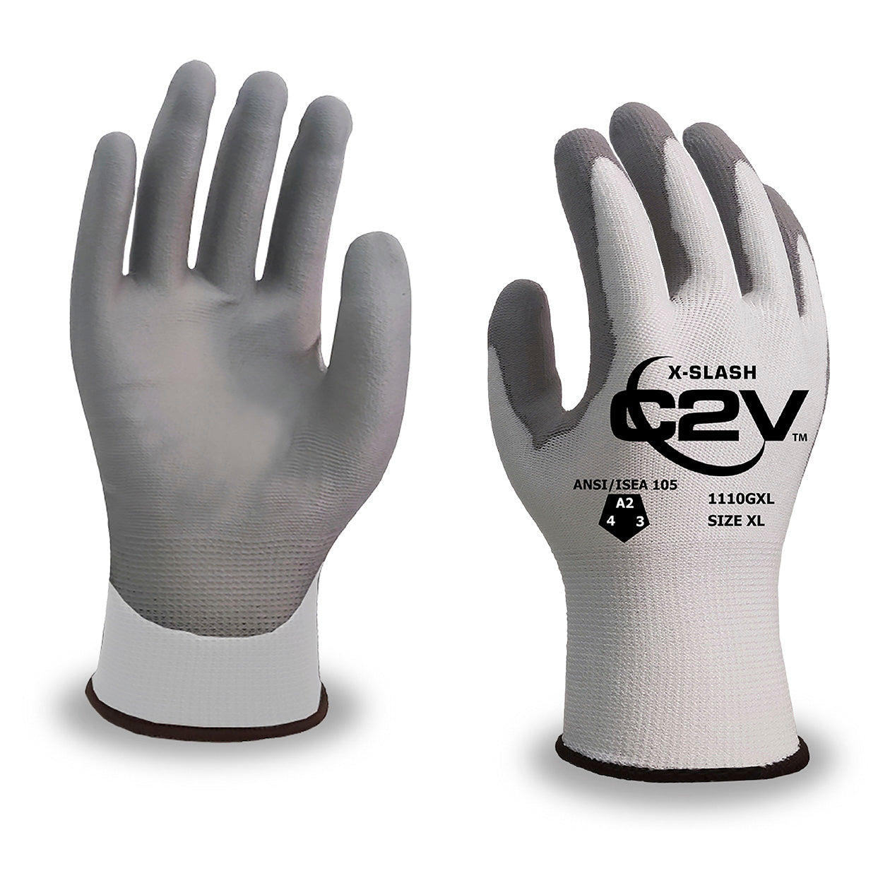 Polyurethane Coated Gloves - C2V - Cut Resistant