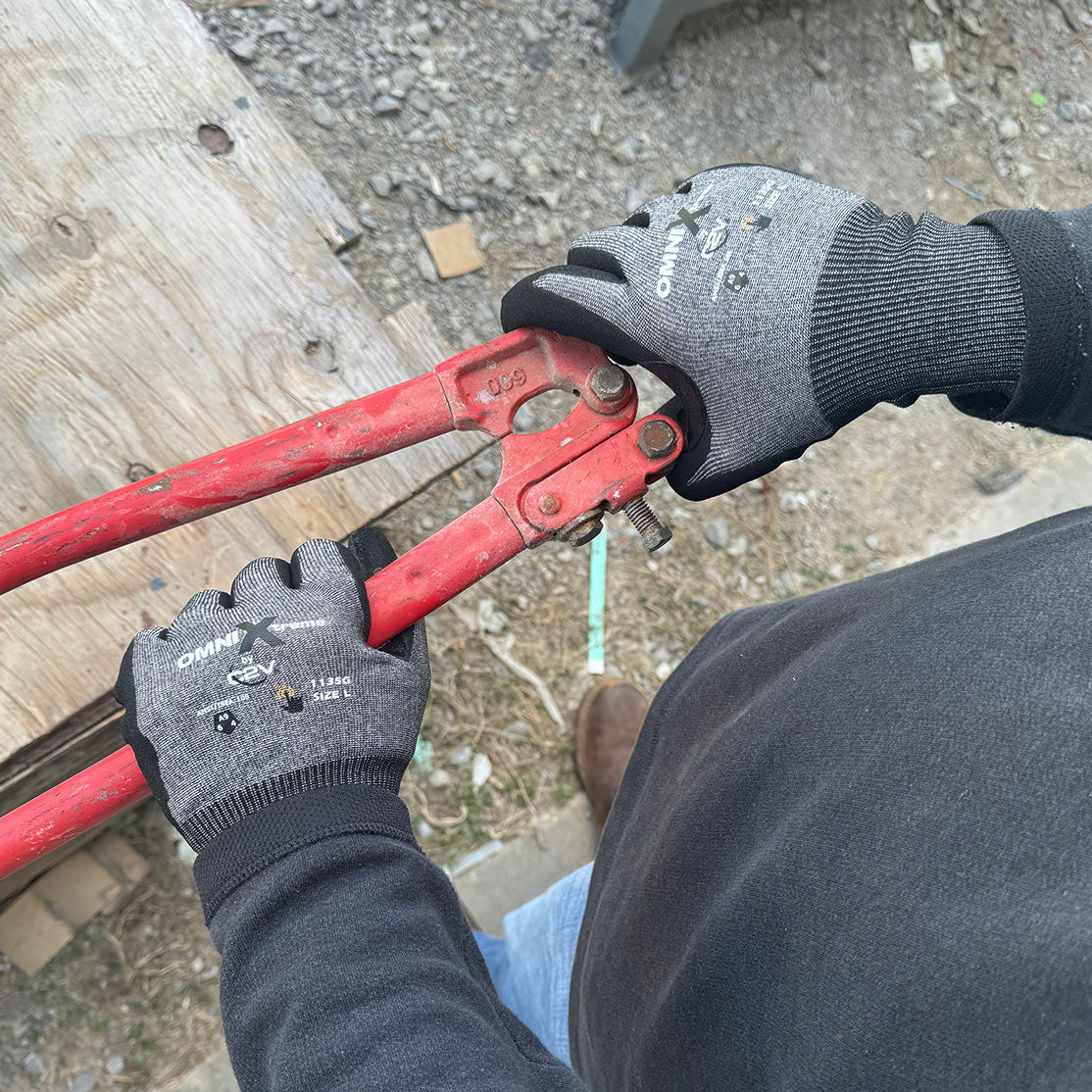 Sandy Foam Nitrile Gloves - Omni-X - Cut Resistant