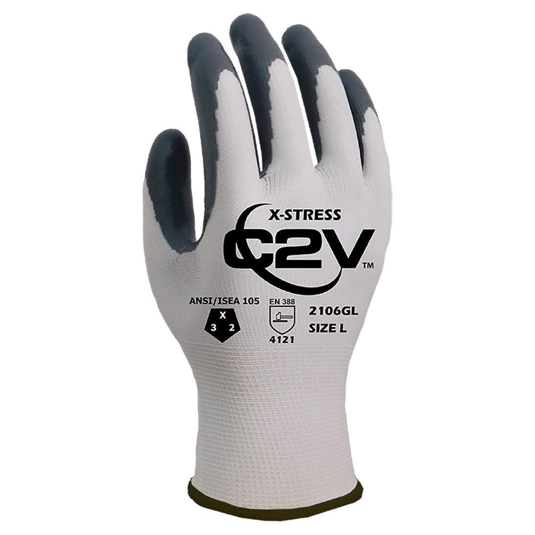 Flat Nitrile Coated Gloves - C2V - Lightweight Comfort
