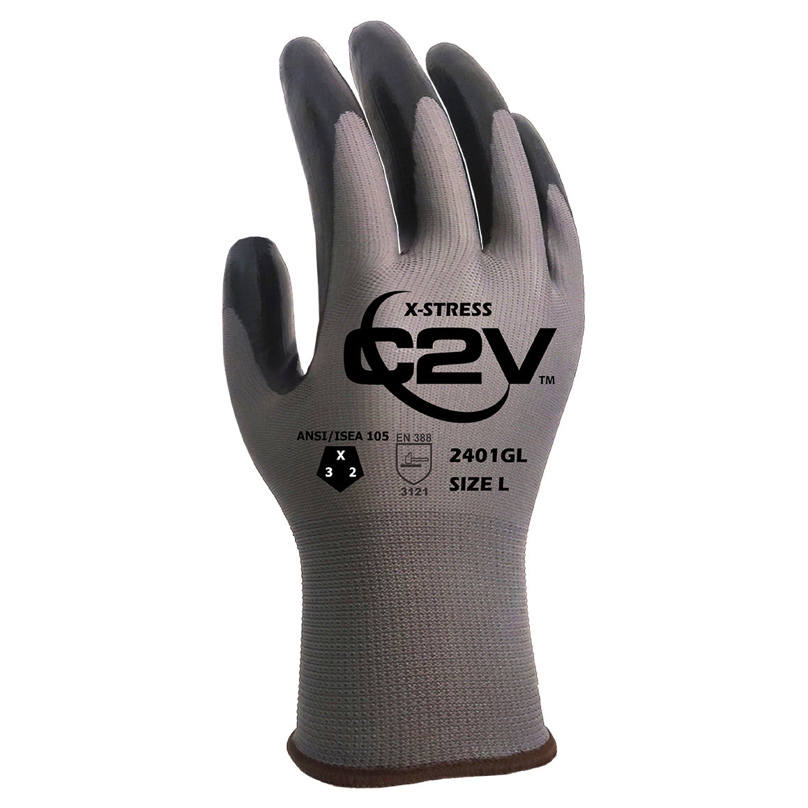 Flat Nitrile Gloves - C2V - Lightweight Comfort