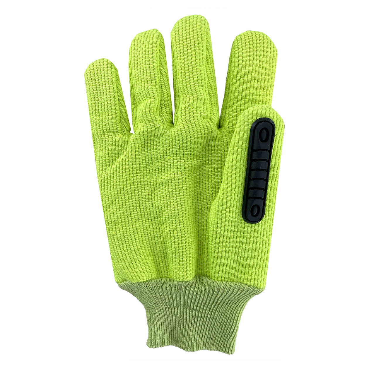 Hi-Vis Green Gloves - C2V - Durable Double Palm