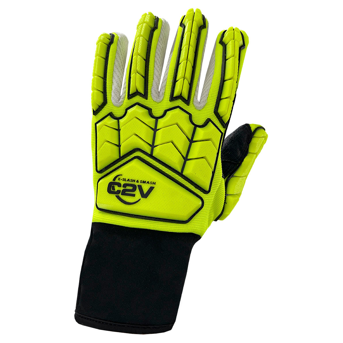 Corded Canvas Palm String Knit Gloves - C2V - Durable Design