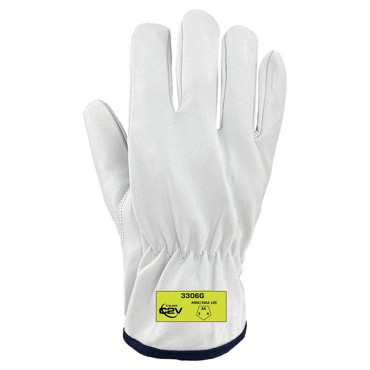White Leather Gloves - C2V - Soft Goatskin Material
