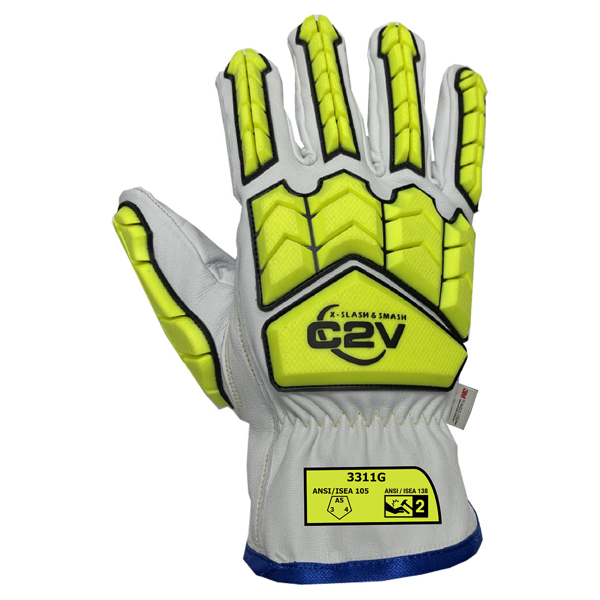 Impact Resistant Gloves - C2V - Insulated Goatskin