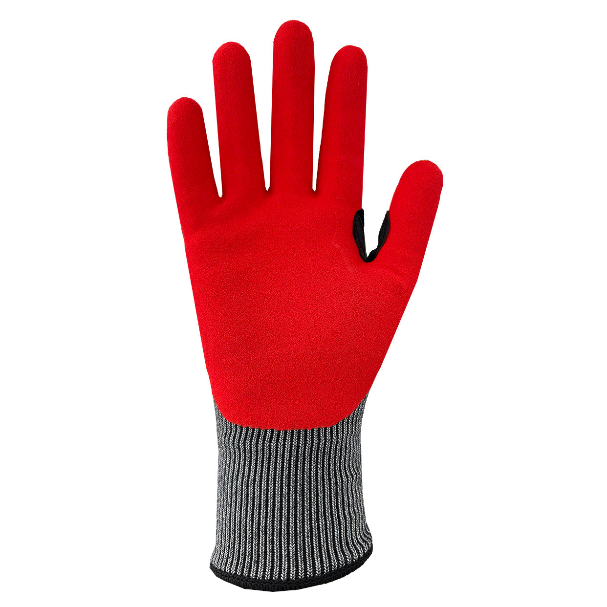 Red Sandy Nitrile Gloves - C2V - Cut Resistant