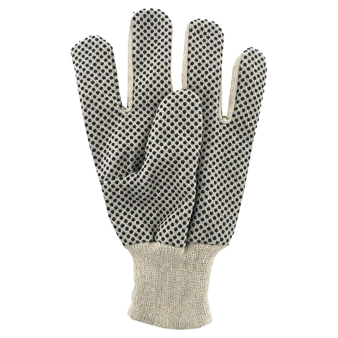 White Cotton Gloves - C2V - Durable Cotton with PVC Dots