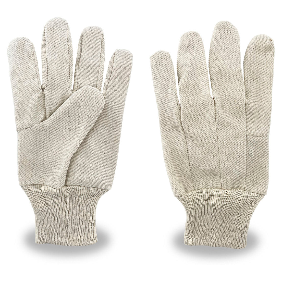 Tan Cotton Gloves - C2V - Durable and Comfortable
