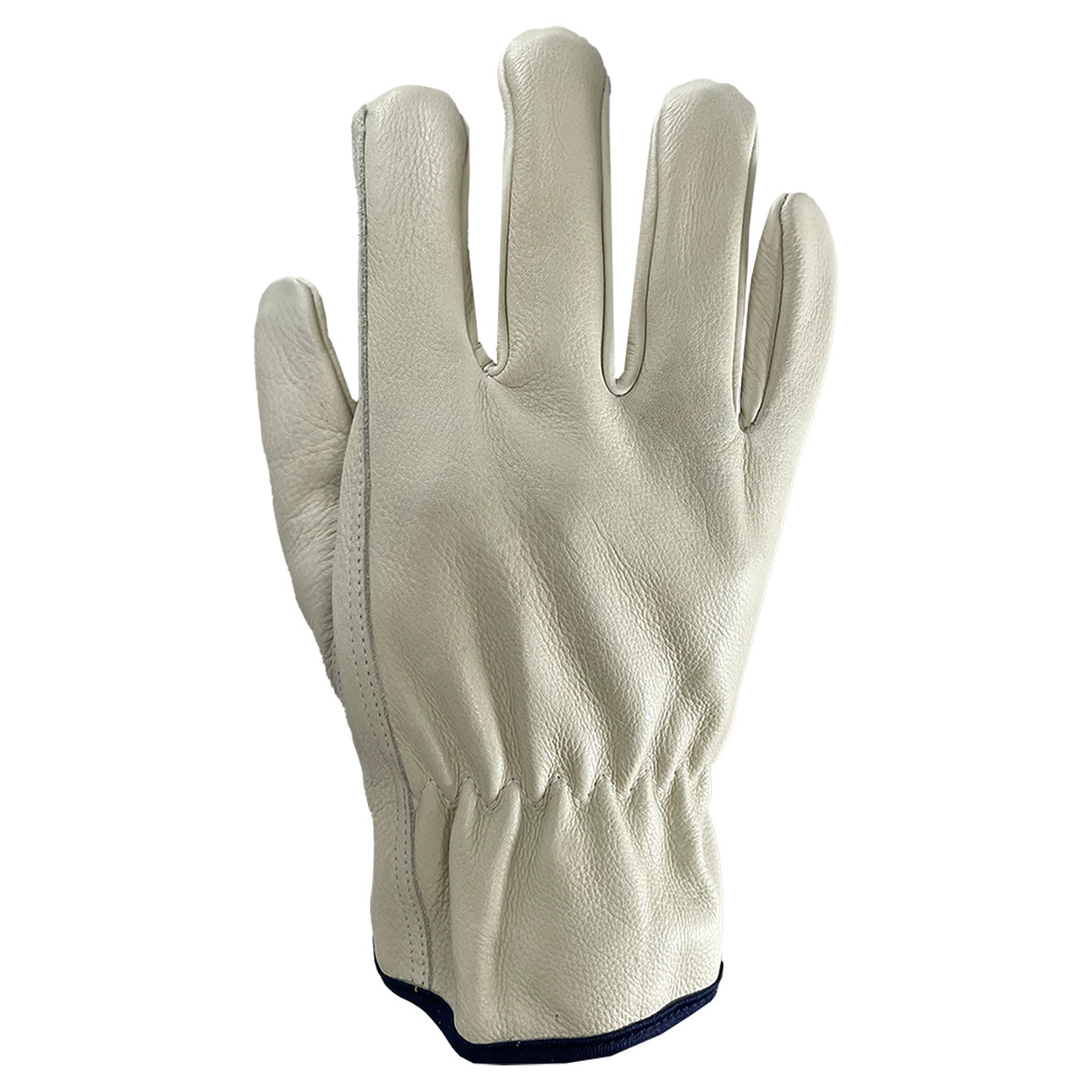 White Leather Gloves - C2V - Comfortable Cowhide Design