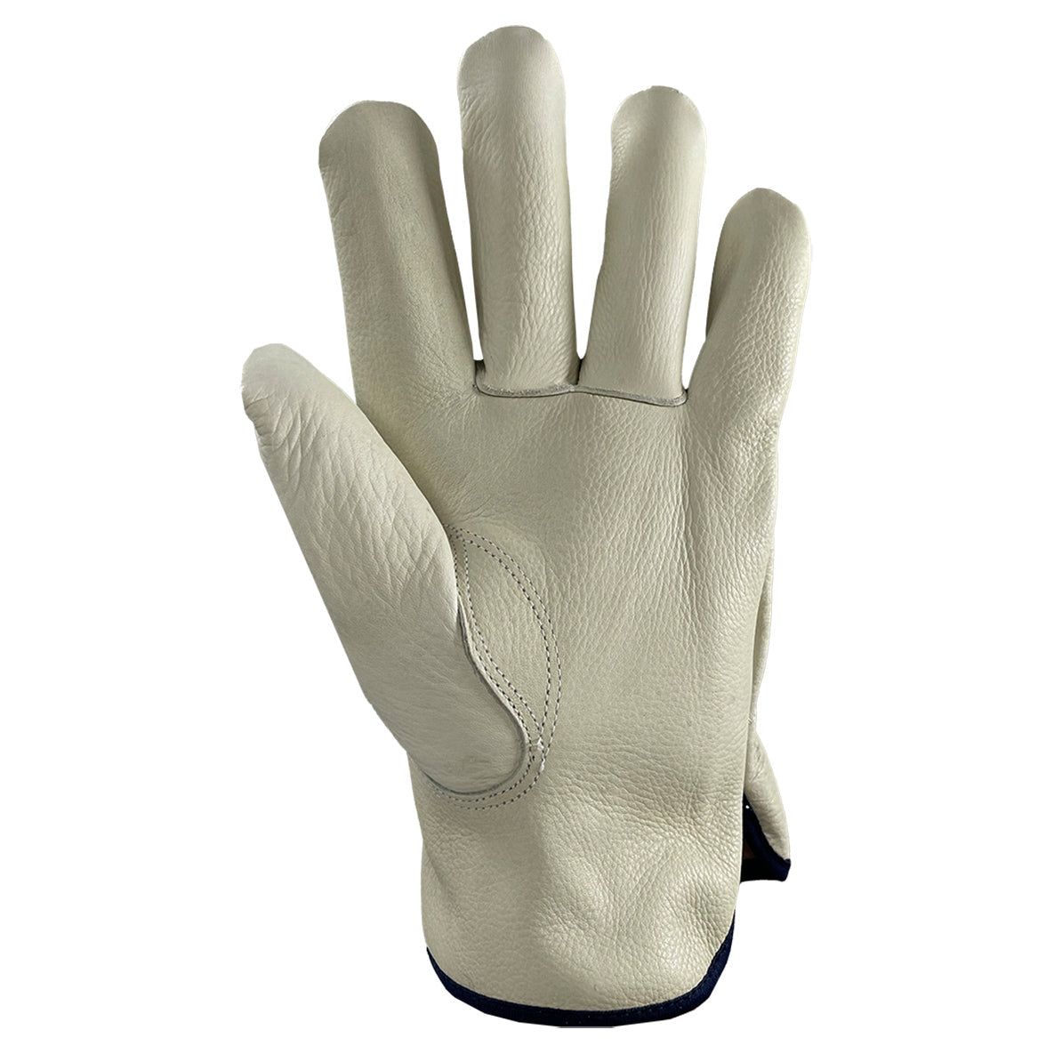 White Leather Gloves - C2V - Comfortable Cowhide Design