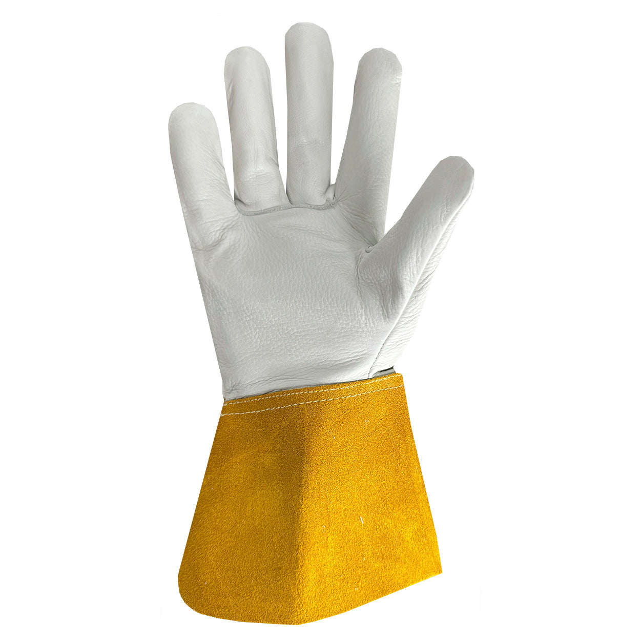 Gray Leather Gloves - C2V - Durable Design