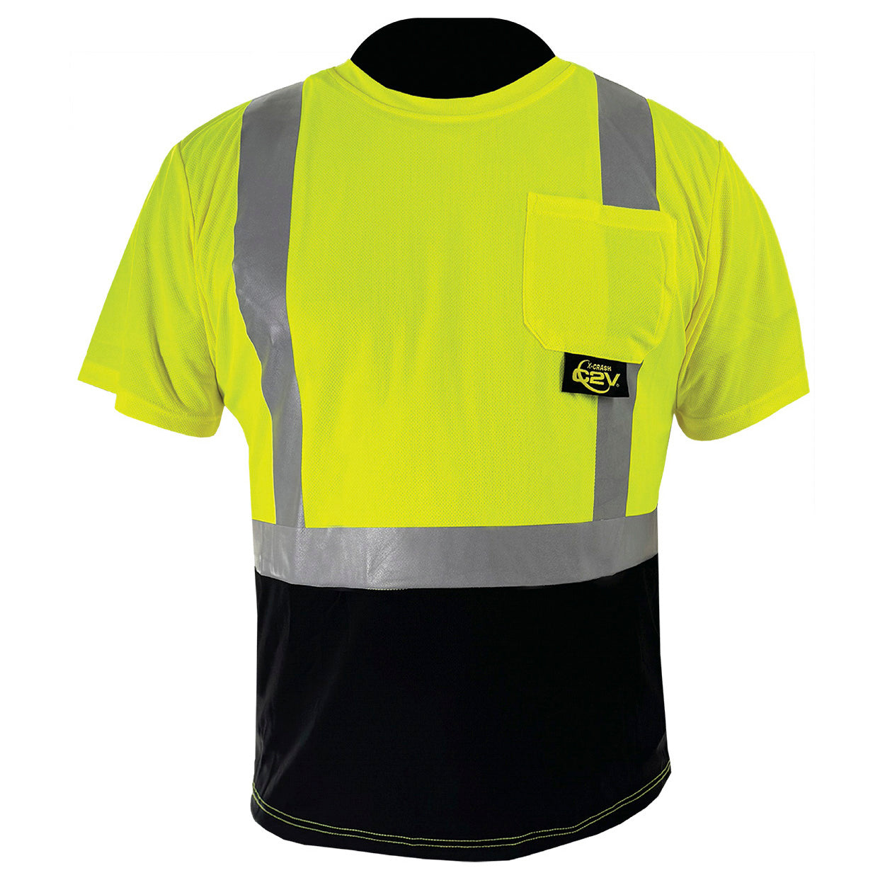 Yellow/Lime Safety Shirt - C2V - Breathable Fabric