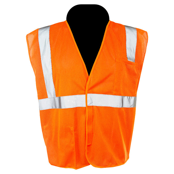 Yellow/Lime Safety Vest - C2V - Economy Mesh Design