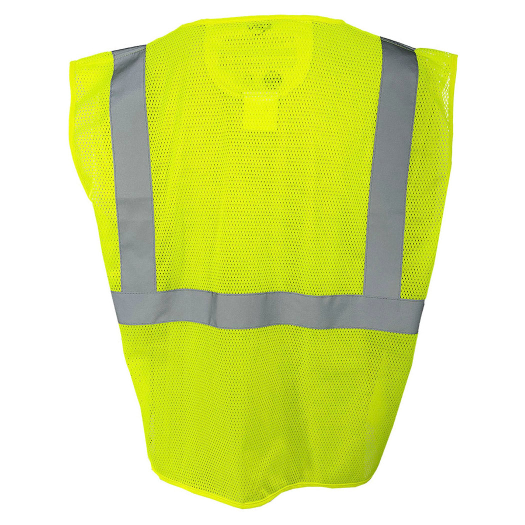 Yellow/Lime Safety Vest - C2V - Self Extinguishing