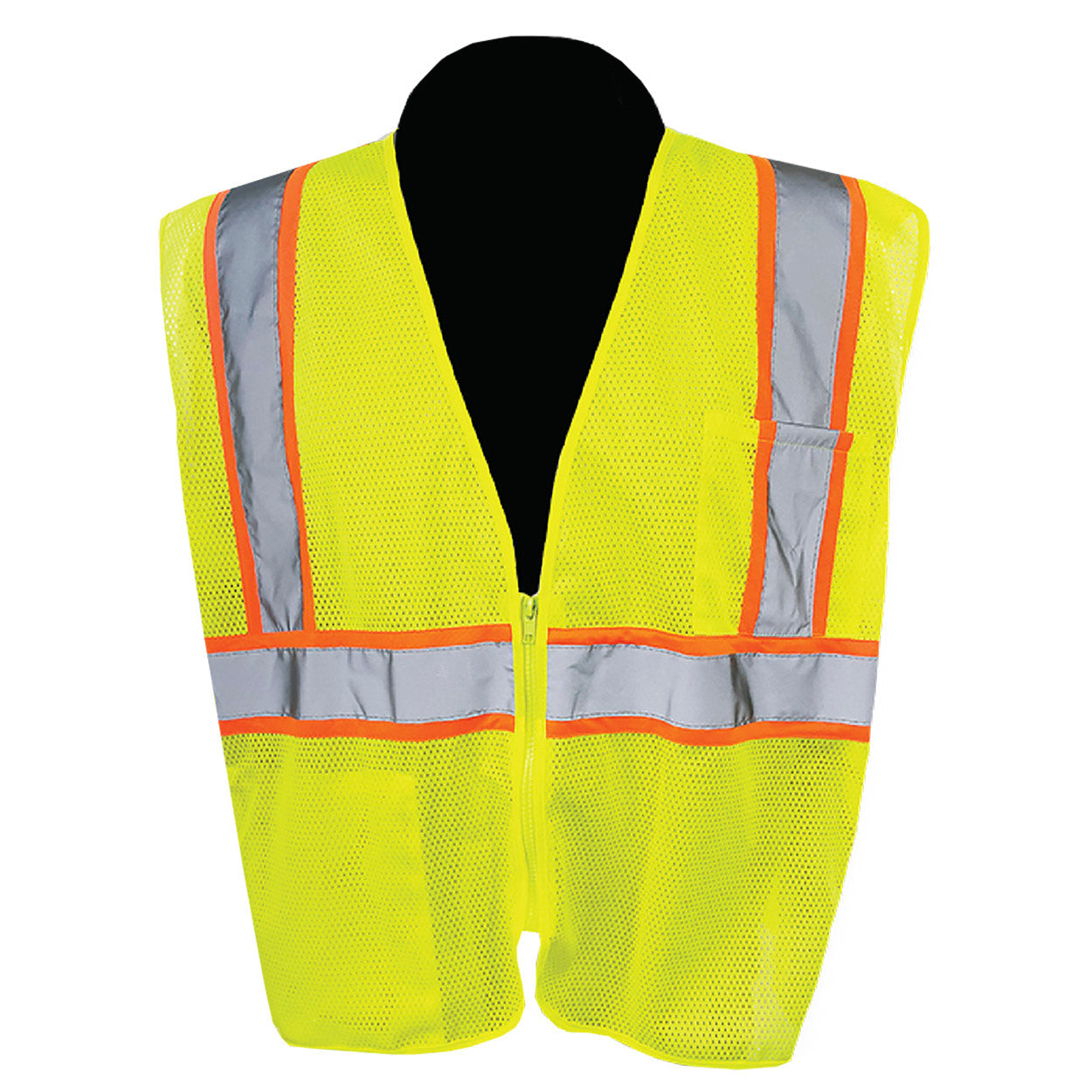 Yellow/Lime Safety Vest - C2V - Customizable Design