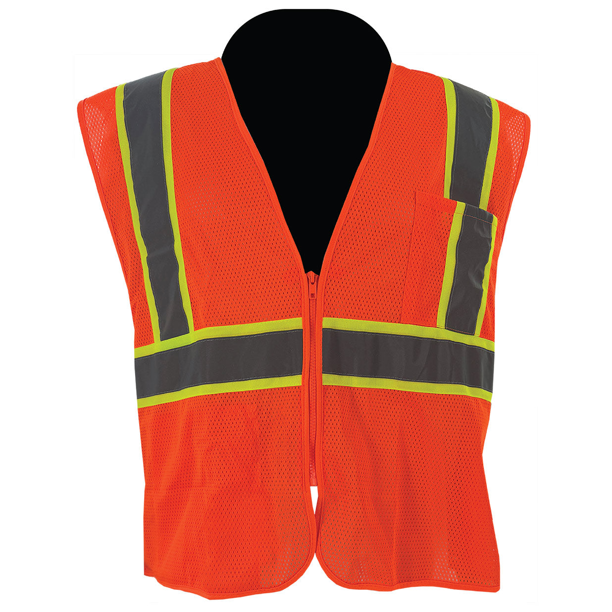 Yellow/Lime Safety Vest - C2V - Customizable Design